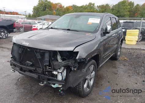 2015 Jeep Grand Cherokee Overland из США, поврежденный, VIN 1C4RJFCT2FC787702